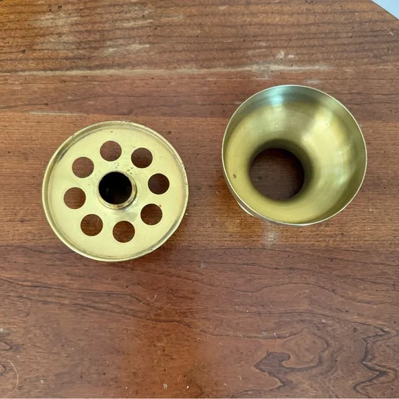 Vintage Brass Candlestick Holder - Picture 5 of 8